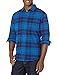 Produktbild Amazon Essentials Herren Langarmhemd aus Flanell (in Übergröße erhältlich), Schwarz Blau Karomuster, XXL