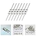 Chandelier Connectors Clips Pins Bow Tie Crystals Connector Fastening Lamp Part Tool Silver 300PCS Chandelier Connectors Clips Pins