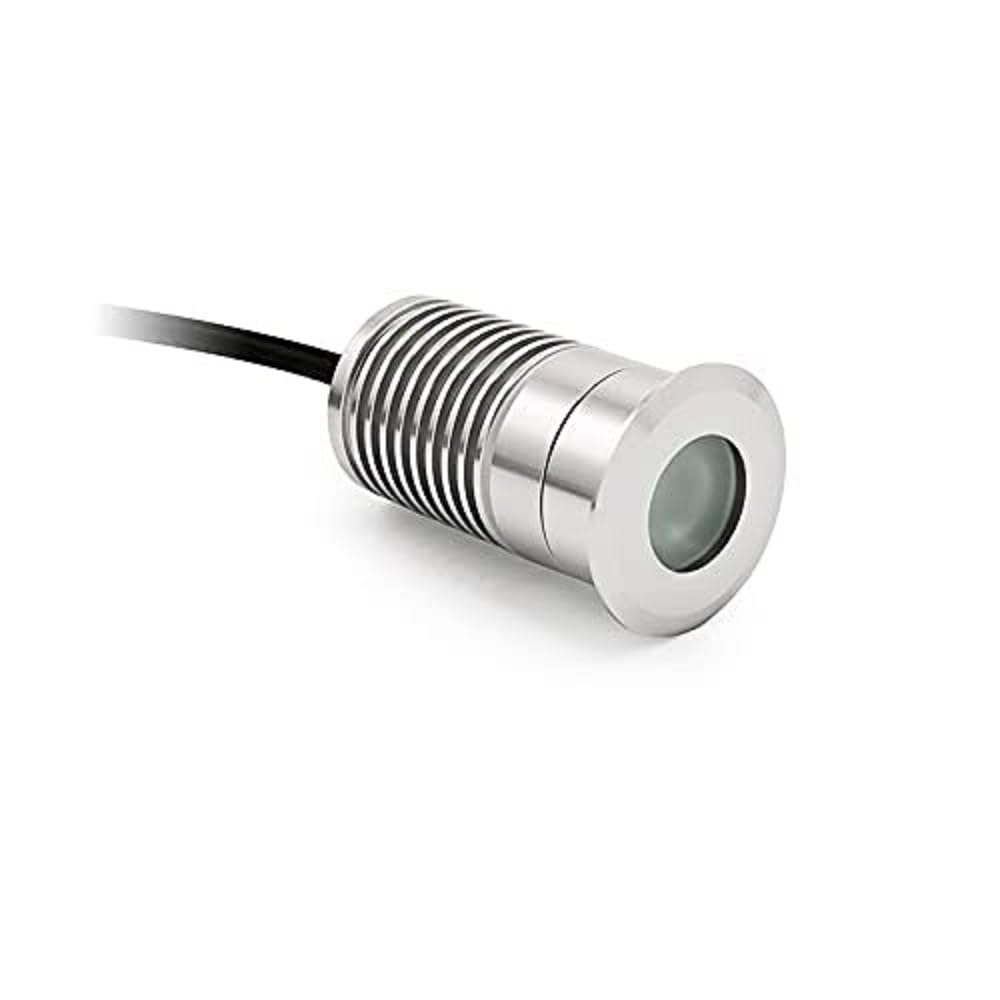 Lampo Faretto Segna Passo Carrabile LED 3W Per Esterno IP67 Con Lenti Intercambiabili - 3000°K LUCE CALD