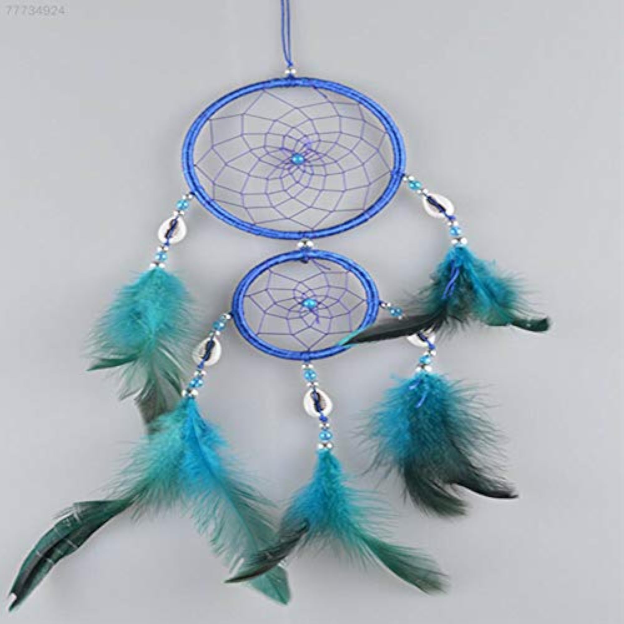 Handmade Dream Catcher Net with Feather Decor