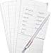 720 Pieces Blank Tab and Inserts Hanging File Paper Tab Inserts(5.2 x 1.5 cm/ 2 x 0.6 Inch)