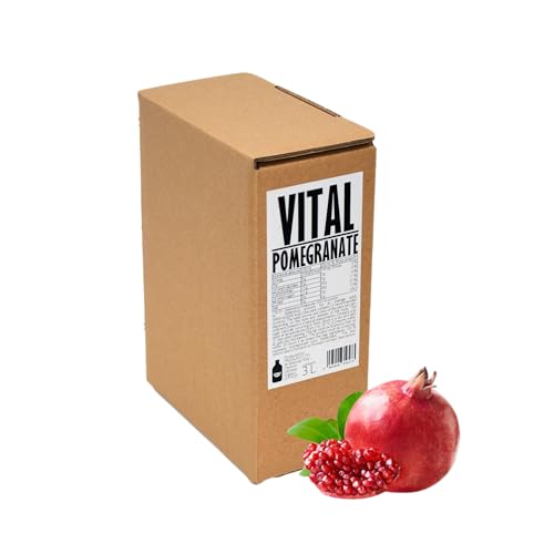 PRESSUICE Pure Pomegranate Juice 100 Percent Cold-Pressed NFC 3 l