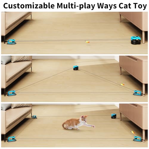 Interactive Cat Toys for Indoor Cats Chasing Running Hunt Instinct Exercise - Image 3