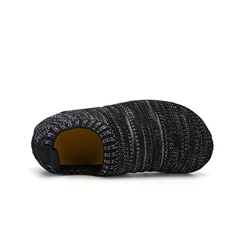 Kids Slip On Shoes Toddler Girls’ Non-Slip Slipper Sole Children's Unisex Slippers Baby Boys’ Shoes Baby Shoes For Girls (Black, 18-24Months) #TOP5