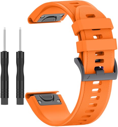 CORREA PULSERA PULSERA YIVO COMPATIBLE CON GARMIN | FENIX 8 7X PRO SAPPHIRE SOLAR AMOLED 51MM | QUATIX 7X SOLAR | FENIX 6X PRO | FENIX 5X PLUS | FENIX 3HR | INSTINCT 2X SOLAR