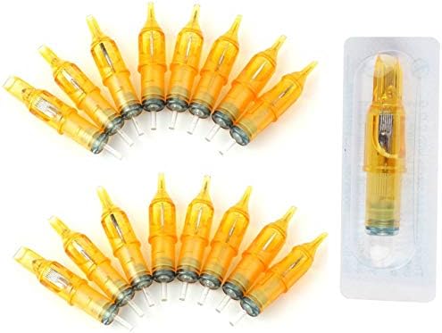 Pirate Face Tattoo (100) Mixed Assorted Disposable Tattoo Needle Cartridge 100 Pcs RL, RS, M1 by Pirate Face Tattoo