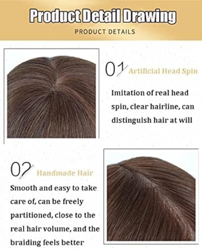 Cabeça de manequim de cabeleireiro, cabeça de peruca com suporte, comprimento do cabelo 60cm/20 pol.