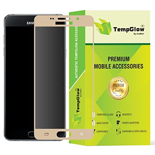 Image of Screen Protector for Samsung Galaxy S6 / S7 (Gold) Tempered Glass Edge-to-Edge 6D Screen Guard With Installation Kit