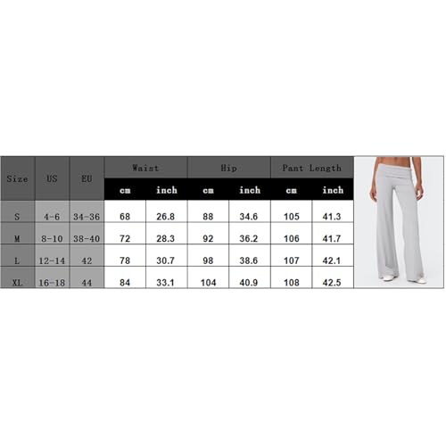 Felcia Pantalon de yoga classique pour femme Taille basse Stretch Minceur Cloche Pantalon Y2K Casual Jogging Streetwear, c-rose, M – vue 8