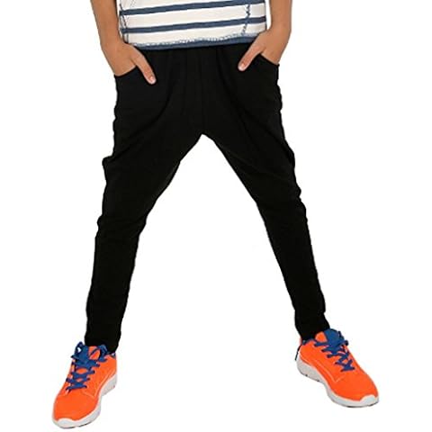 Dykmod Boys Trousers Childrens Sports Jogging Sweat Cargo Camouflage Pants hk21b Black 9 Years Cover