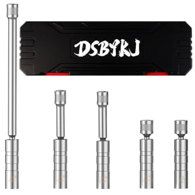 DSBYKJ 5 Piece Set of 3/8" Drive Magnetic R...