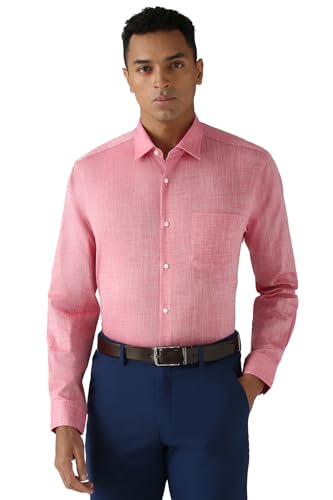 Image of Peter England Men's Cotton Regular Fit Formal Shirt