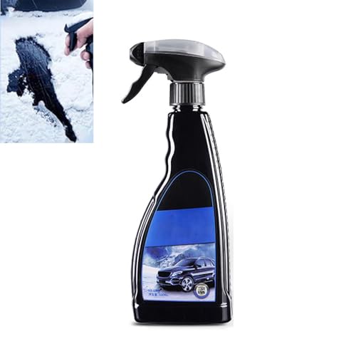 IFFANY Spray sbrinante e antigelo per vetri Auto, Spray antigelo per Parabrezza, Spray per scioglimento rapido della Neve, antigelo, Spray per scioglimento della Neve