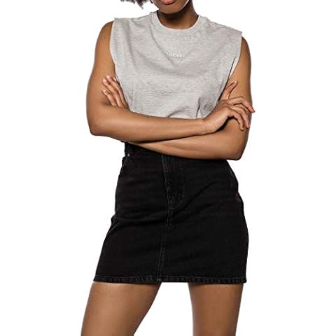 Ivy Revel DE Women's Boxy Top T-Shirt, Grey (Grey Melange 20), 14 (Size: Large) Cover