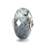  Trollbeads Damen-Bead Baumachat Edelstein 925 Sterling Silber TSTBE-20014