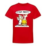 Klassisches, gerade geschnittenes T-Shirt, das ein unverzichtbares Basisteil für Spielplatz, Schule und Sport ist
