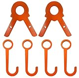 TOAAOT Steel Target Hanger, AR500 Steel Target Kit Hanging Hook for 1 Inch EMT Conduit