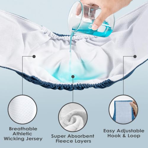 Image of wegreeco Washable Male Dog Belly Band - Pack of 3 - Washable Male Dog Belly Wrap, Small Doggie Dog Diapers Male for Doggy Puppy (Checkered Denim, Small)