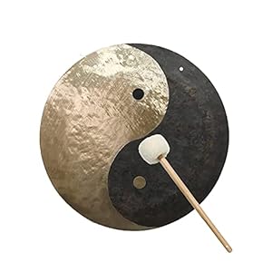 Feng Gong/Wind Gong-Tai Chi-Handgemaakte Gong-Professionele Yoga-Feng shui Gong-Grote maat 50cm-90cm-Inclusief…
