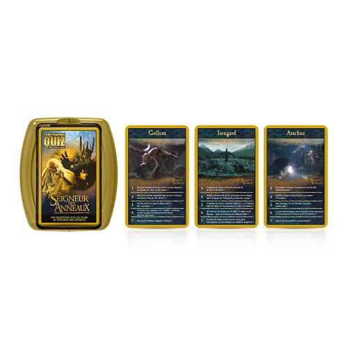 Quizz Le Seigneur des anneaux 500 Questions Format Voyage Version française Winning Moves - vue 9