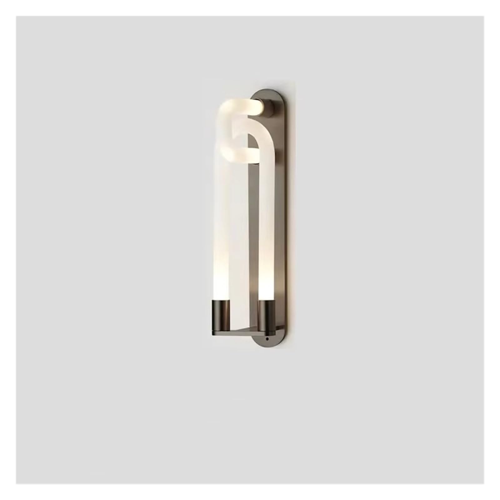 HUAYUSEDF Gold Black E27 Wall Lamp for Living Room Bedroom Dining Aisle Decorative Energy Saving Lighting(White Light,45cm-Black)(White Light,34cmBlack)
