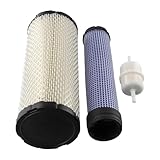 Moliuoly Kit de filtro de aire (filtro interior y exterior) para 25 083 01-S / 25 083 04-S, BS 841497/821136, M131802 / M144098, 11013-7044/11013-7045, compatible con CH/CV/LH-Seri. en, ZTrak, FF