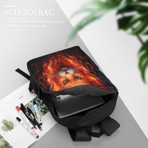 Sac à dos pour filles et garçons Firefox grand cartable étudiants - 5