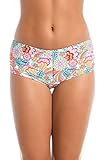 Hobie Women's Standard Solid Hot Pant Bikini Swimsuit Bottom, Multi//Beach Bum