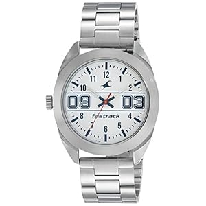 Fastrack Varsity Analog Silver Dial Men’s Watch-NL3175SM01