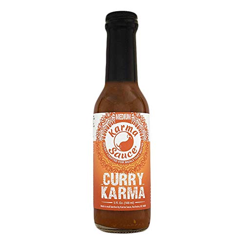 Original Karma Sauce® 5 Bottle Bundle | Mild To Extra Extra Hot | No Preservatives, Vegan, Extract Free, Sugar Free, Paleo / Keto Friendly | Made In Finger Lakes, Usa | 5 Fl. Oz Bottles #TOP3