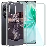 【Compatibilité】：Cet Coque + film trempé est uniquement compatible pour Honor 90 Smart, veuillez vérifier le modèle de votre téléphone!