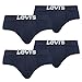 Produktbild Levis Herren Basic Brief Slip Unterwäsche im Vorteilspack (4er Pack), Farbe:321 - Navy, Bekleidungsgröße:XL