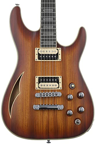 Schecter C-1 E/A Classic Semi-hollowbody Electric Guitar - Faded Vintage Sunburst