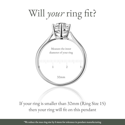 Collier pour bague de mariage en acier original et oxyde de zirconium