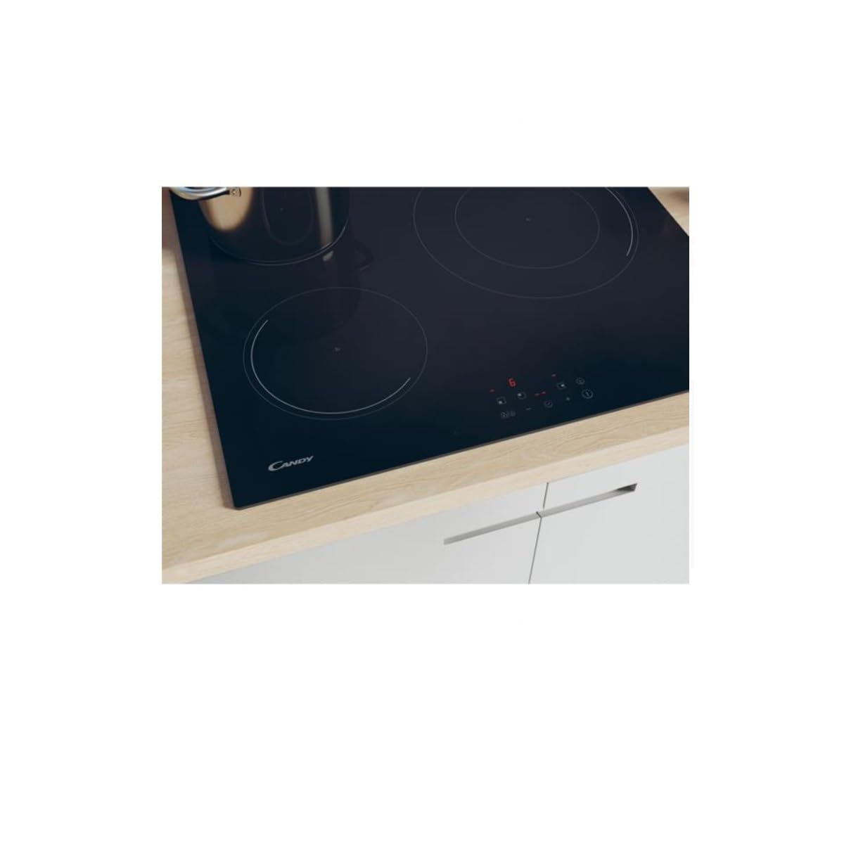 Plaque de cuisson induction CANDY 3 foyers - L 60 cm - CI633CBB/1 - Noir