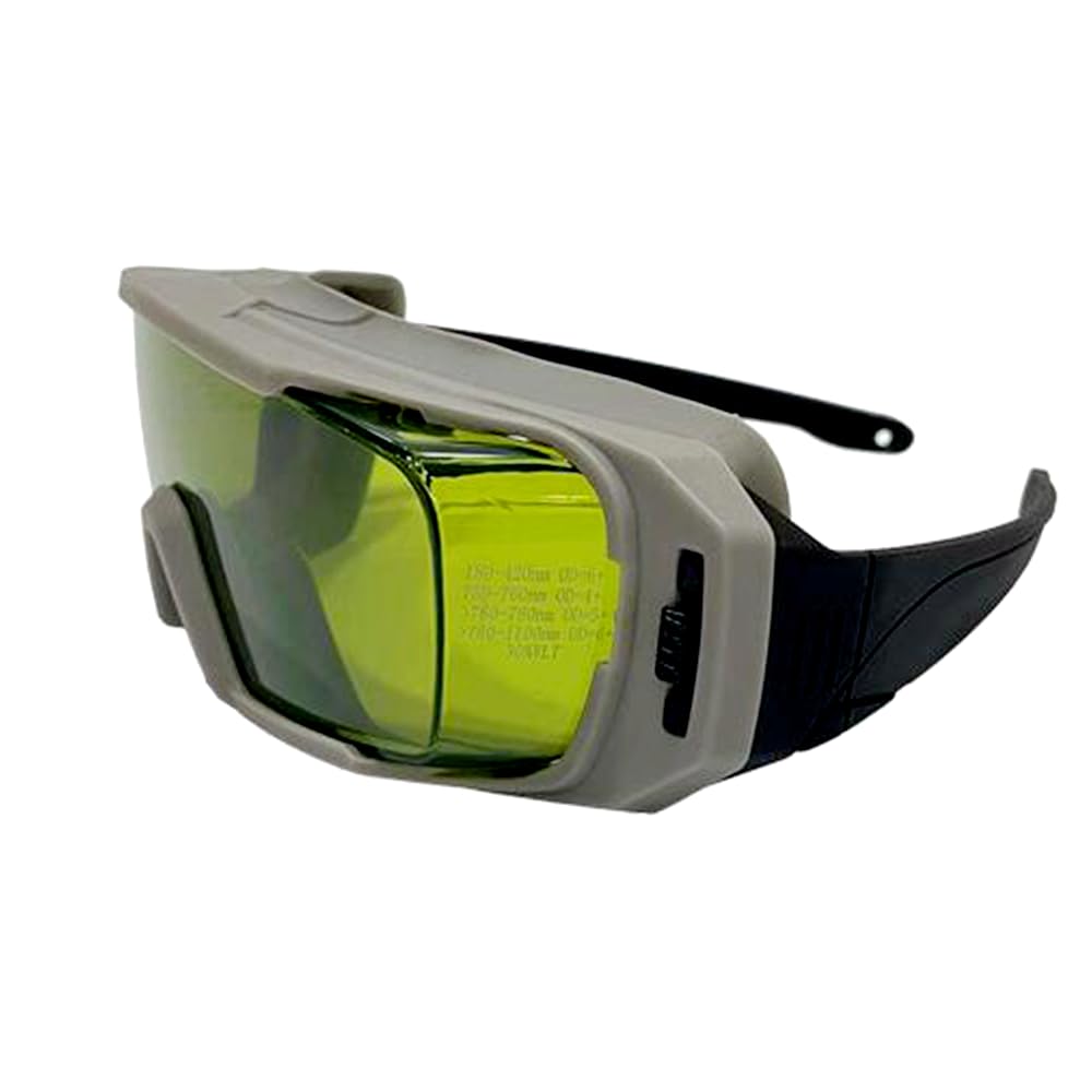 1064nm OD6 Lunettes de Protection de Sécurité Grande Absorption Laser Lunettes de Protection Laser 1-460nm et 740-1110nm