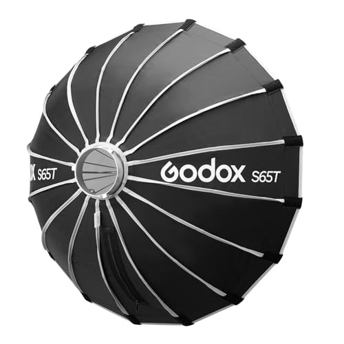 Softbox Godox S65T modificador de luz Bowens de 65 centímetros para flash 4