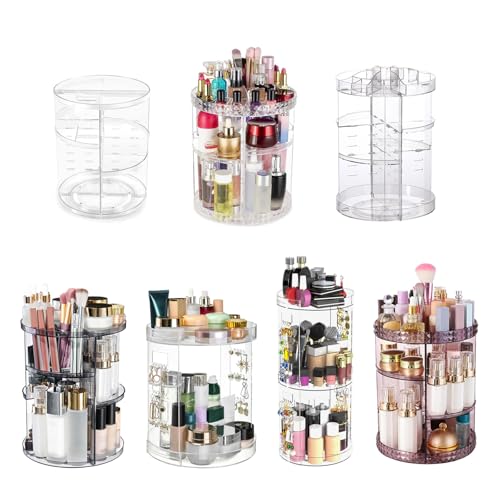 Rangement de grande capacité en acrylique supérieur pour produits de beauté - 5