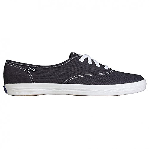 Image of Keds Women's Champion Lace Up Sneaker, Navy Canvas, 9.5 Wide