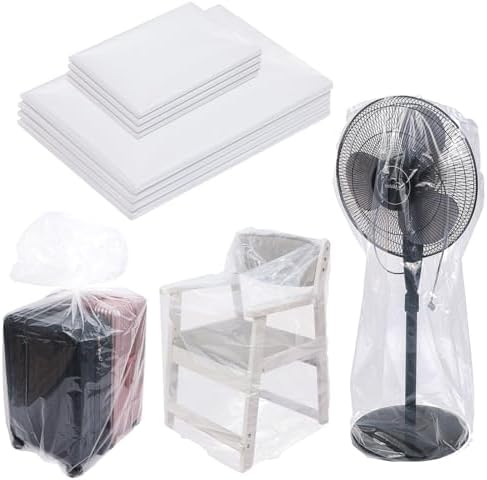 Amazon.com: Plastic Furniture Covers for Moving Storage - Heavy-Duty ...