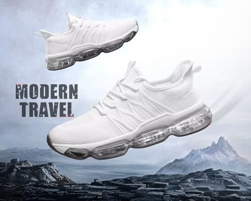 Image of Men's Air Running Shoes Non Slip Workout Casual Sport Shoes for Men Basketball Sneakers Fashion Tennis Sport Fitness Cross Trainers