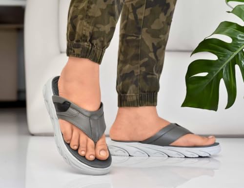 Image of HEALTH FIT Super Soft Ortho Care Bounce Back Anti-Skid Water Resistant Slippers /Doctor Chappal & Footwear-Men-HF-112
