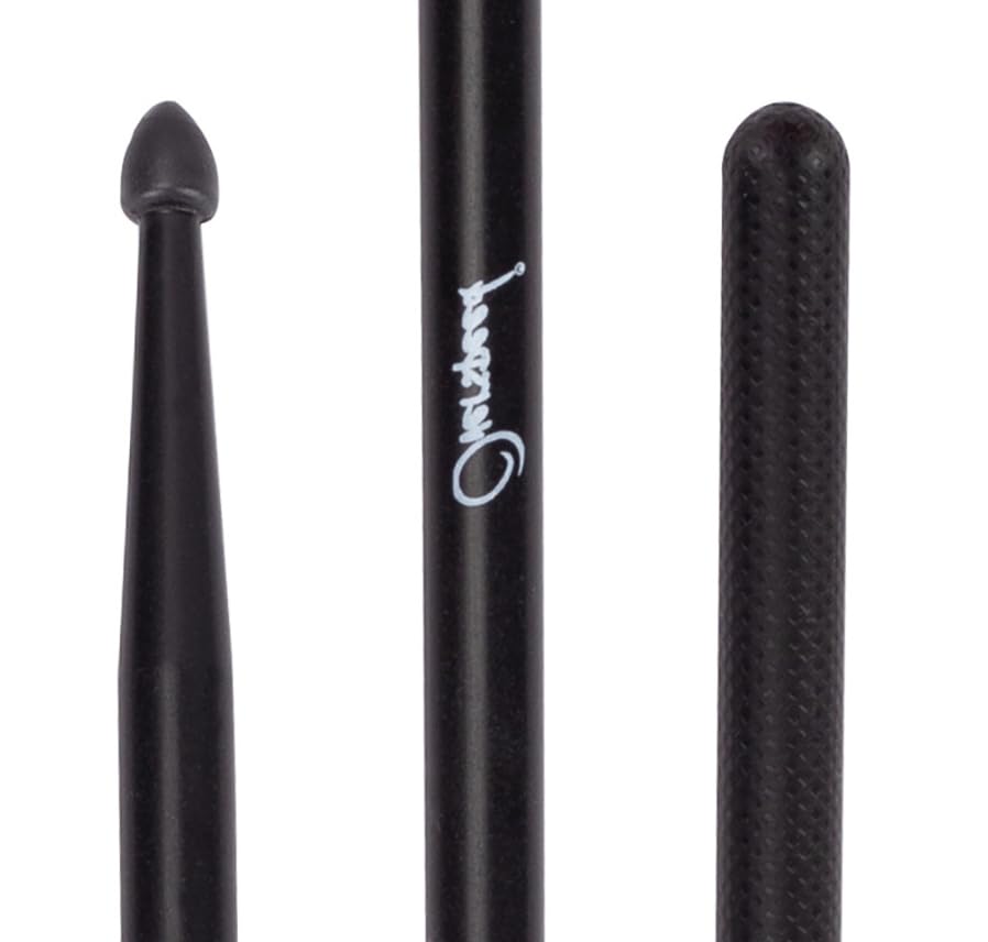 Nylon Drumsticks, 3 Paar 5A Percussion Stäbchen Nylon rutschfeste Strapazierfähige Profiplastik(Green)