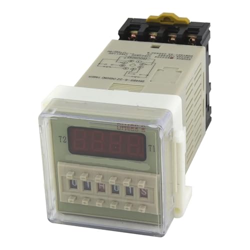 Relé de tiempo DH48S-S-2Z de 12V CA CC con temporizador de retardo cíclico ajustable