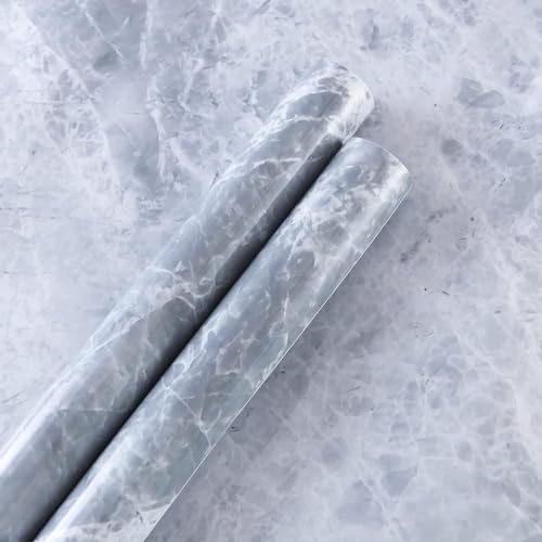 Image of Kuber Industries Marble Design Wall Sticker for Walls|Marble Pattern| Easy to Peel, Stick & Remove DIY Wallpaper|Suitable on All Walls|Pack of 1 Roll,60 cm x 500 cm