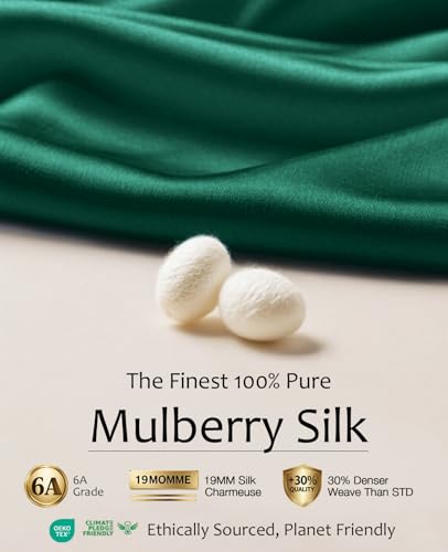 Image of MANSPHIL 100% Real Mulberry Silk Pocket Square for Men, 11x11 Inch Solid Handkerchiefs, Multi Colors
