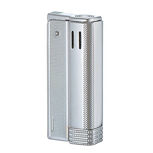Whyzb Cigar Lighter Vintage Petrol Oil Cigarette Lighter Stainless Steel Gasoline Lighter for Men Accessories (No Fuel) (Color : 3)