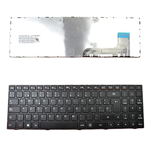 Clavier espagnol rétroéclairé rouge pour éviter la fatigue visuelle