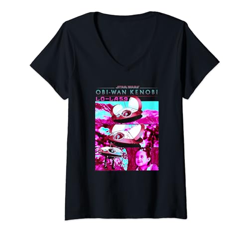 T-shirt Star Wars Obi-Wan Kenobi Lola col V femme en coton confortable