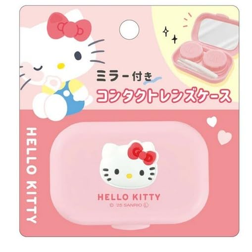 Amazon.co.jp: ハローキティ ミラー付きコンタクトレンズケース